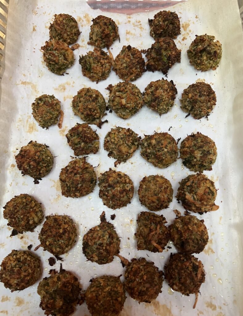 Baked Broccoli Cheese Bites