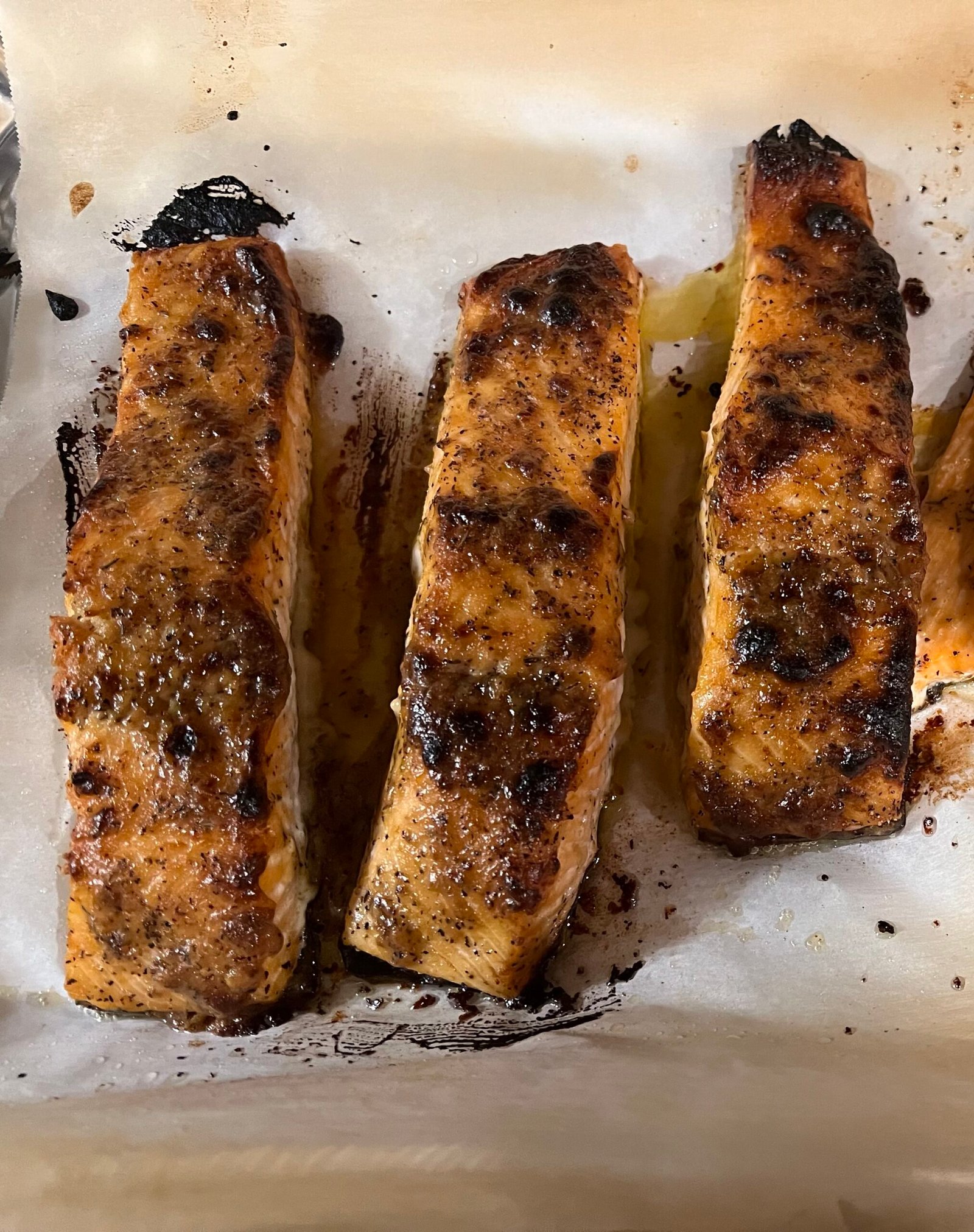 Baked Honey Mustard Salmon