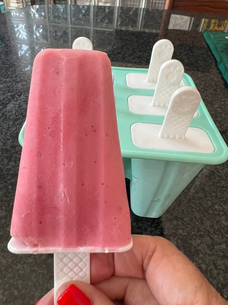Frozen Raspberry Pops
