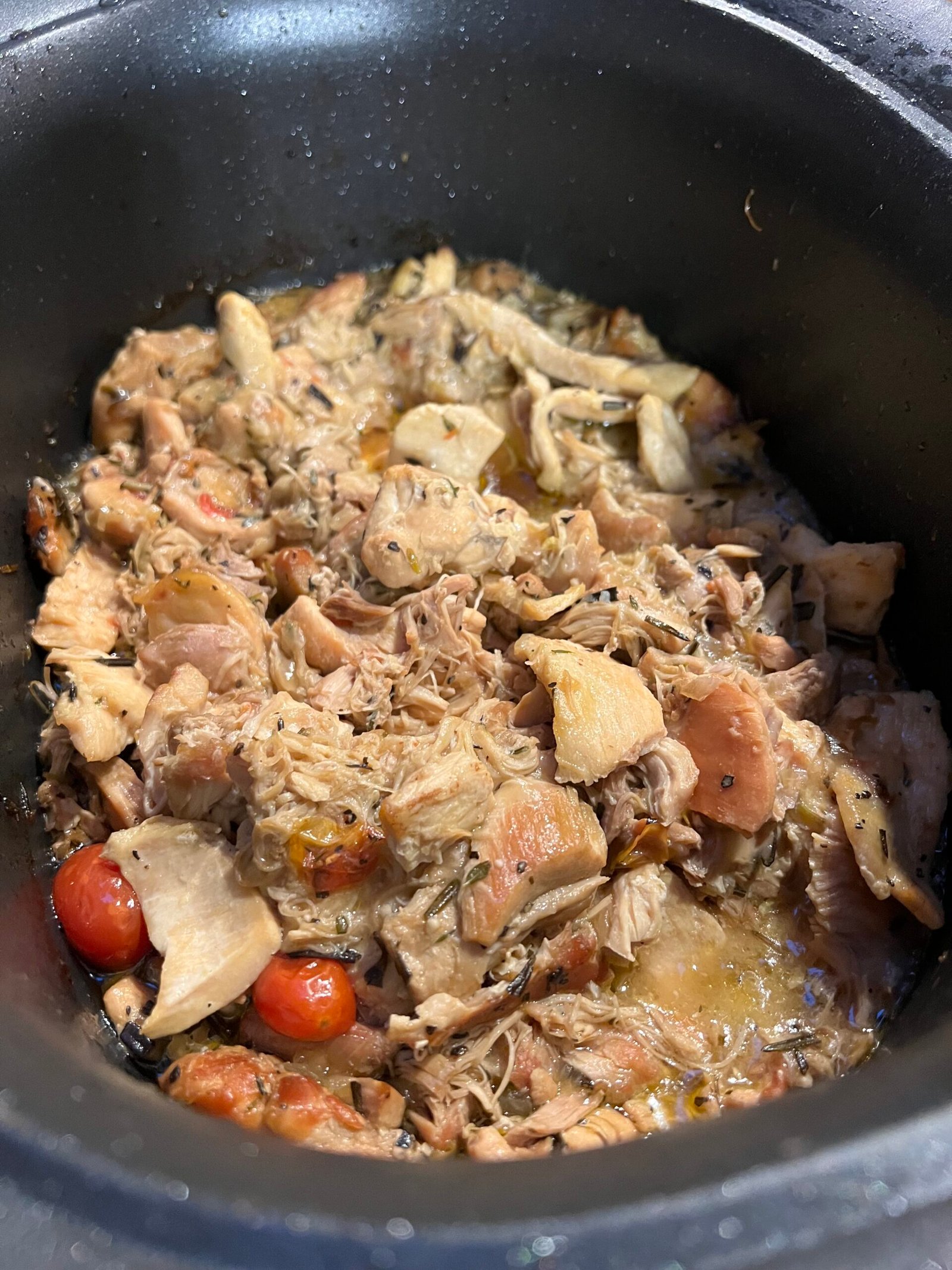 Slow Cooker Chicken with Tomatoes and Vegetables